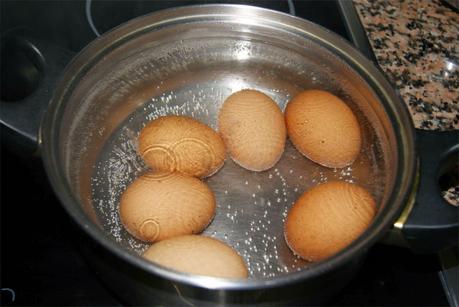 Huevos Villeroy paso 1
