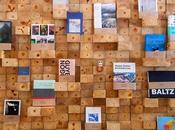 Pared madera modo estantería