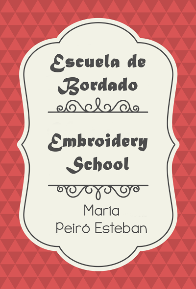Escuela de Bordado: colocación del hilo y de la aguja / Embroidery School: placing the thread and the needle