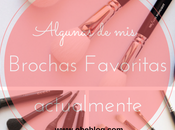 Algunas brochas favoritas momento