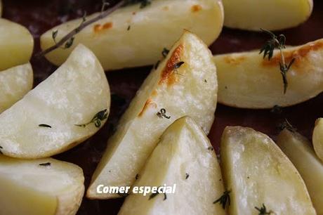 Patatas en microondas light