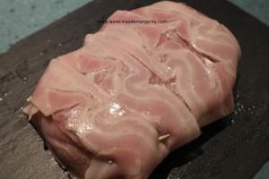 Lomo de cerdo con beicon