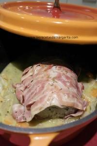 Lomo de cerdo con beicon