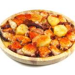 Pulpo a la gallega con papas