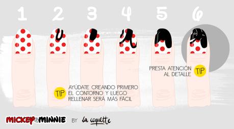 Nail art #9 ~ Mickey & Minnie