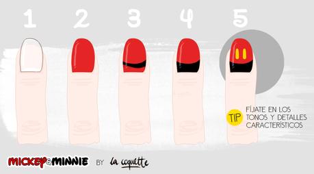Nail art #9 ~ Mickey & Minnie