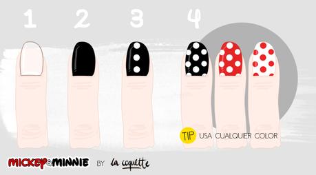 Nail art #9 ~ Mickey & Minnie