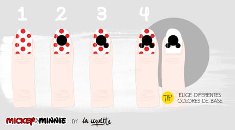 Nail art #9 ~ Mickey & Minnie