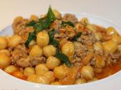 Garbanzos carne picada