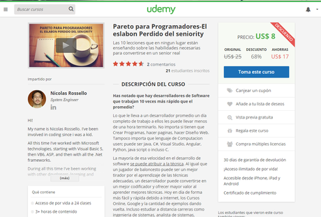 Curso Programacion Pareto Udemy