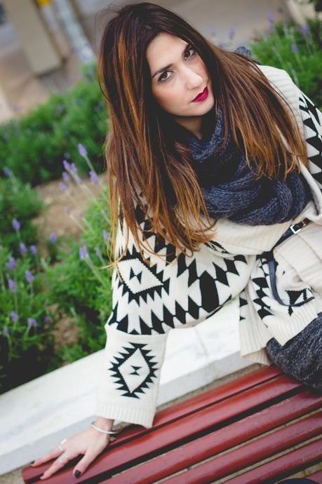 Aztec Cardigan For A Busy Day Aztec Cardigan For A Busy Day