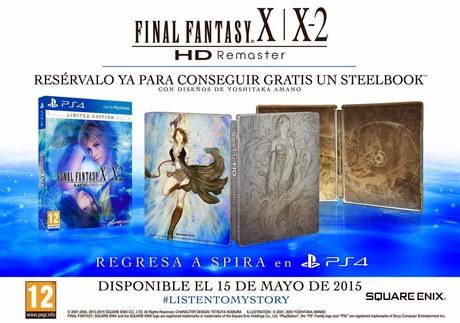 Final Fantasy X/ X-2 HD Remaster llegará a PlayStation 4 en mayo