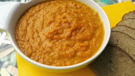 Seitán con salsa de zanahoria