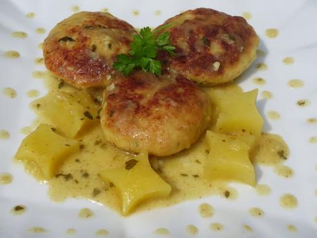 Filetes rusos de pollo en salsa olla GM