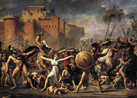 El Rapto de las Sabinas - Jacques-Louis David (1799)