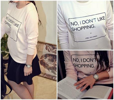 I don't like shopping. Yes I'm lying