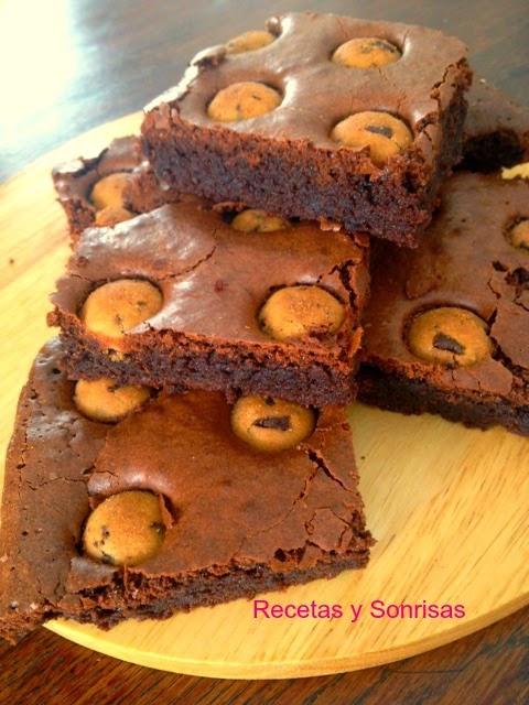 BROWNIE  CON GALLETITAS CHIPS AHOY!