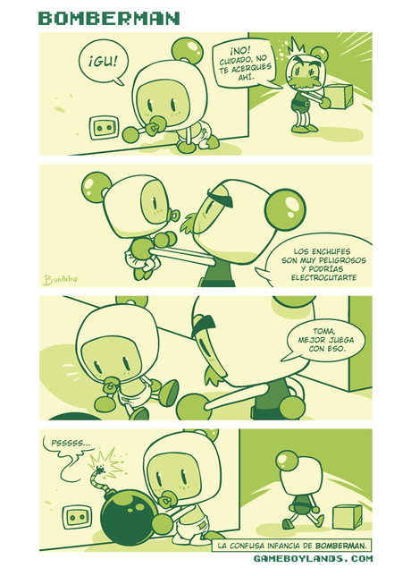No te pierdas los comics de GameBoyLands, humor en pantalla verde