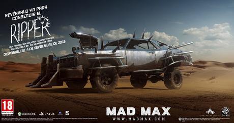 Desveladas las recompensas por reserva y carátula oficial de Mad Max madmax_preorder_ripper_esp