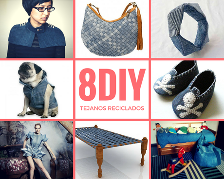 8 impresionantes DIY reciclando tejanos/vaqueros (con tutoriales) 8 impresionantes DIY de reciclaje de tejanos,vaqueros,denim que podrás realizar con tus manos con tutoriales e ideas fáciles para sorprender o crear tu misma y lucirlo.