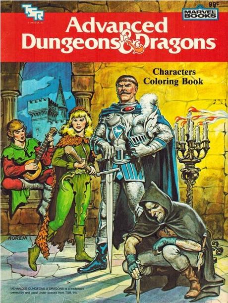 Libros de relatos y para colorear de TSR y Marvel(1993)..y algo mas