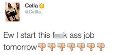 Bad buzz. Despedida antes de empezar por un tweet