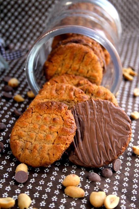 Cookies de mantequilla de cacahuete y chocolate