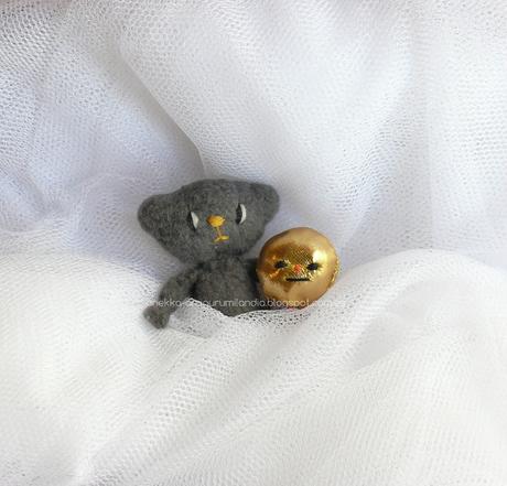 embroidered  plush doll