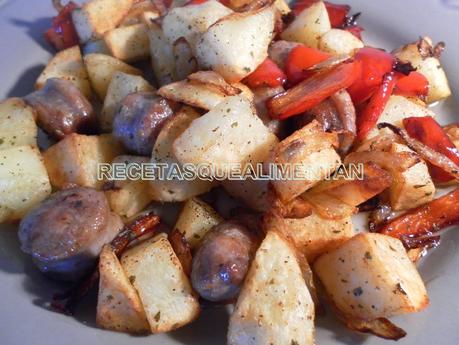 CHORIZO CRIOLLO CON PATATAS