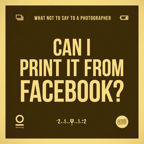 10 cosas que no deberías decirle a un fotógrafo o a un diseñador gráfico. Humor fotografía diseño gráfico