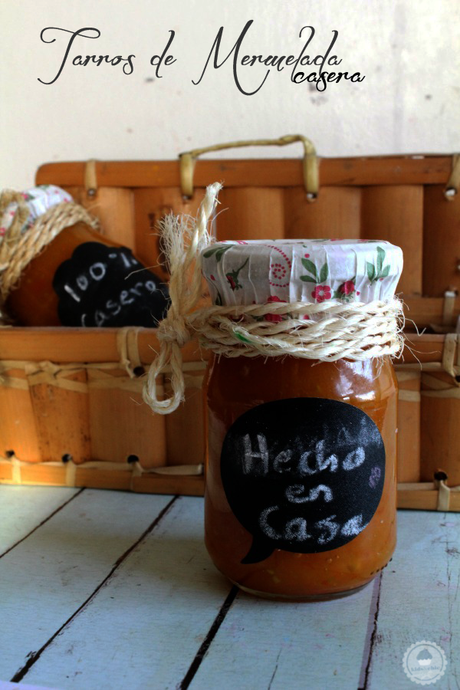 Como decorar tarros de cristal para mermelada casera