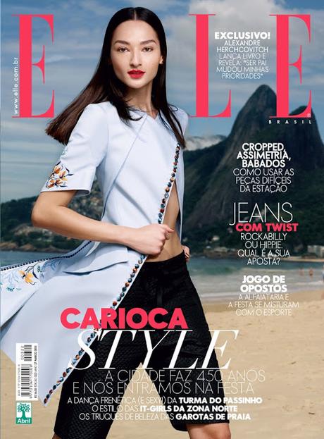 Ana Beatriz Barros protagoniza una de las tres portadas de Elle Brasil