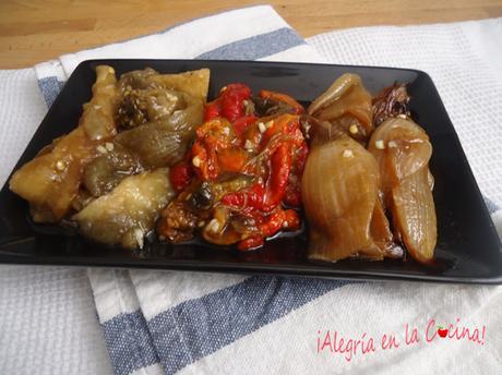 Receta de escalivada con aliño