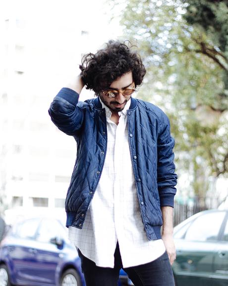 Asos_Bomber_White_Shirt_Skinny_Jeans_MR_Boho_Sunglasses_Selfie&Gafas_Optica_Ciscar_Glamour_Narcotico_Menswear_and_lifestyle_blog_Charlie_Cole (13)