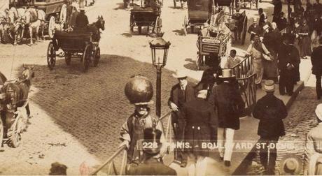 Monsieur à la boule, Boulevard St. Denis, París, 1889