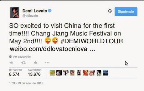 Demi Lovato en China!?