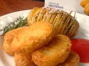 Nuggets pollo patatitas horno estilo hasselback