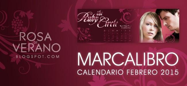 Marcalibro - calendario de febrero: The Ruby Circle de Richelle Mead