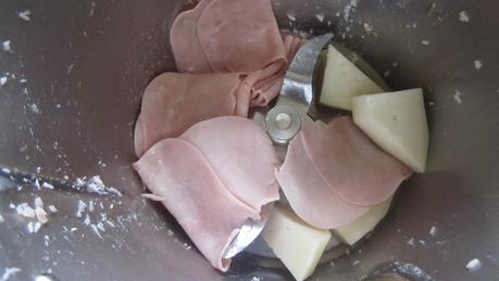 Focaccia de jamón y queso