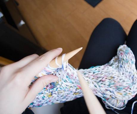 UNA TARDE TEJIENDO tejer punto