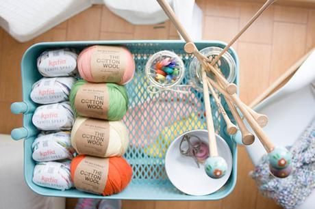 UNA TARDE TEJIENDO carrito råskog