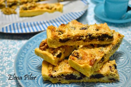 Barritas de cranberries, coco y chocolate blanco