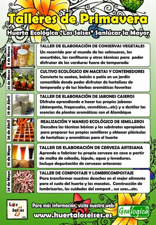 TALLERES DE PRIMAVERA EN LA HUERTA DE LOS SEISES DE SANLÚCAR LA MAYOR