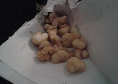 Ración de huevas de choco