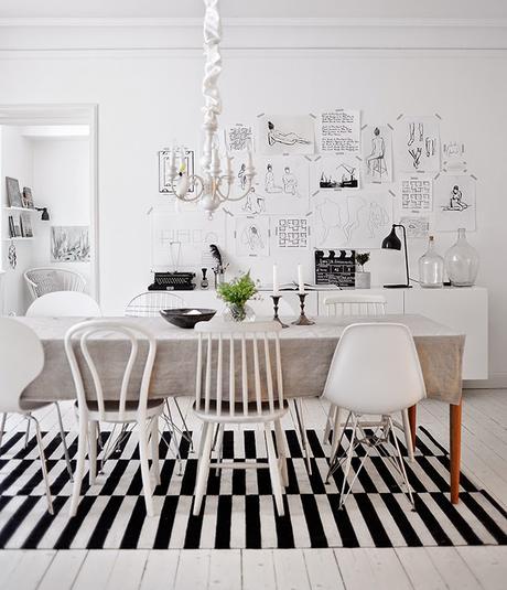 100 metros de estilo nórdico y creatividad en una casa real sueca! 100 metros de estilo nórdico y creatividad en una casa real sueca!