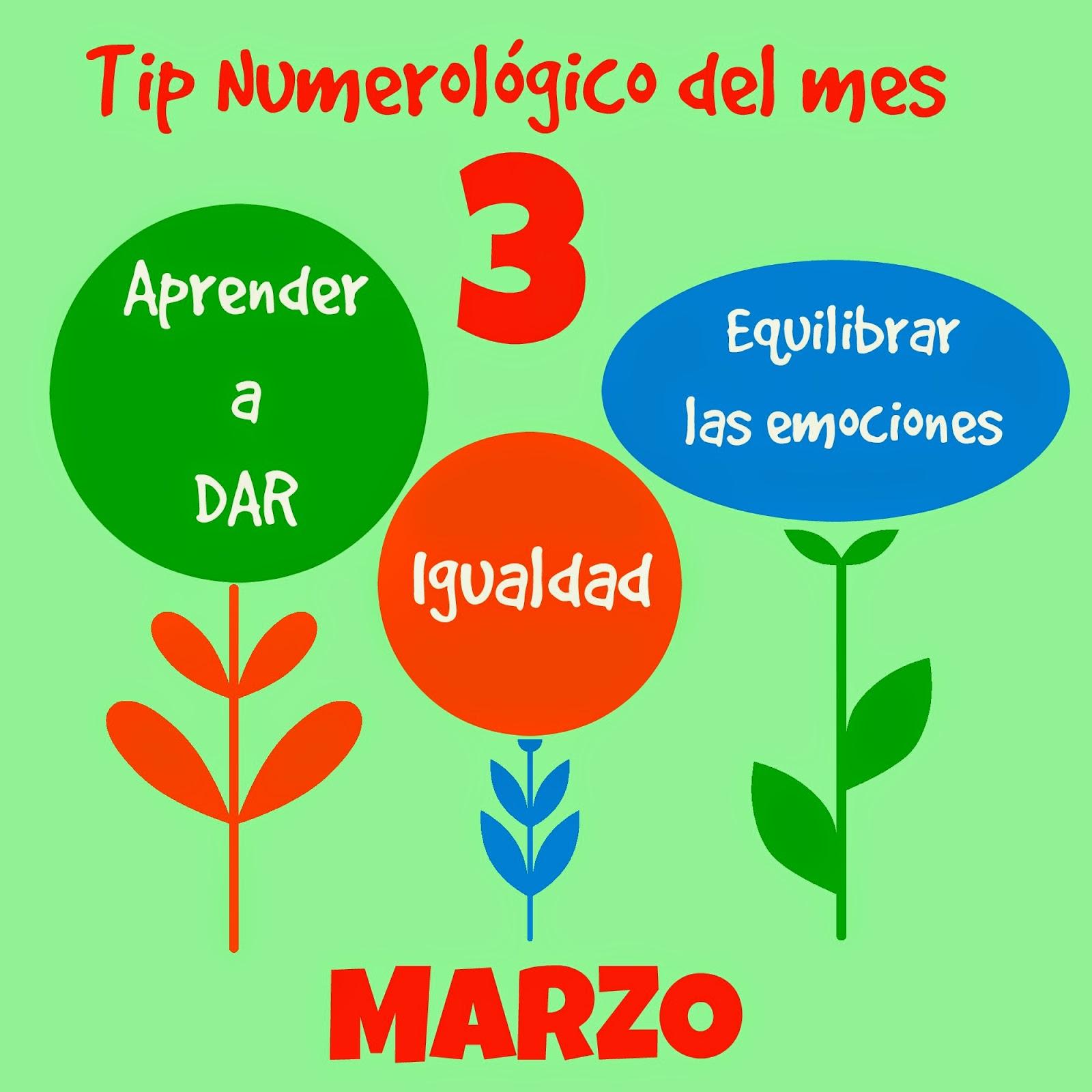 Tip Numerológico del mes 3