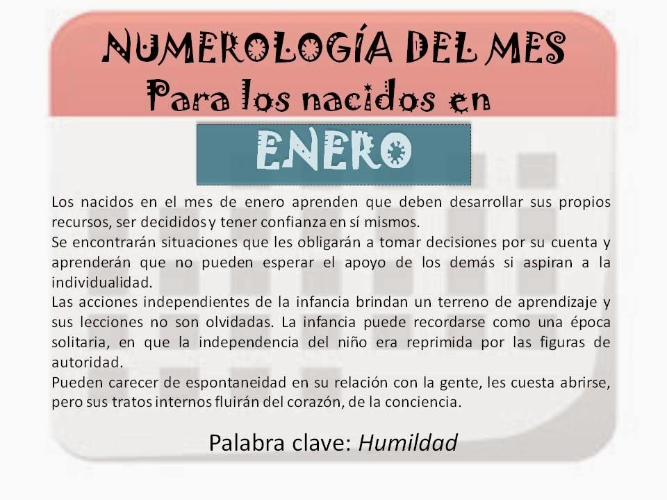 Numerología para los nacidos en enero y febrero