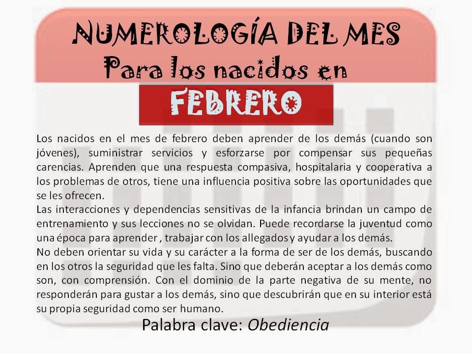 Numerología para los nacidos en enero y febrero