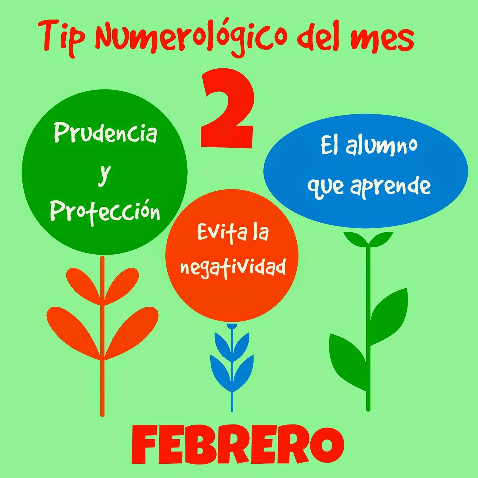 Tip numerológico del mes 2