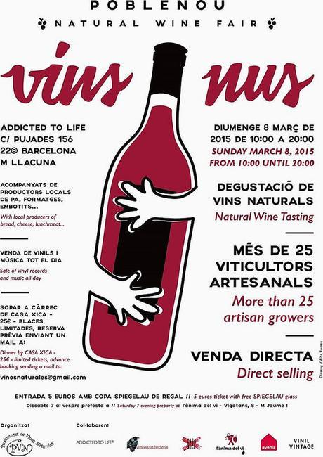 Vins nus en Barcelona: 8 de marzo Vins nus 8 març 2015